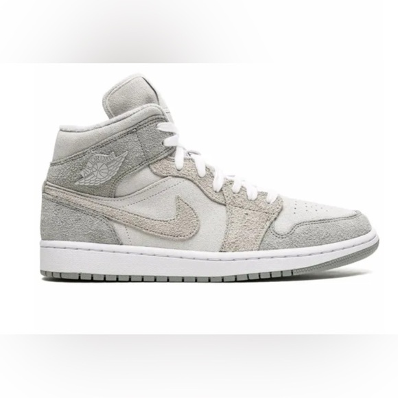 Nike Gray and White Sneakers